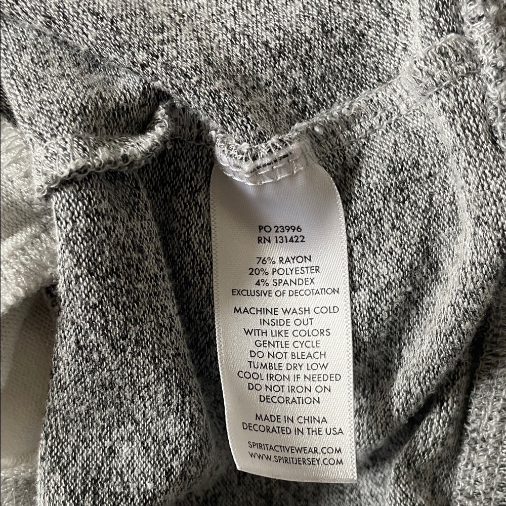 Kent State-Spirit Gray and White Zip Up Sweater - Picture 6 of 6